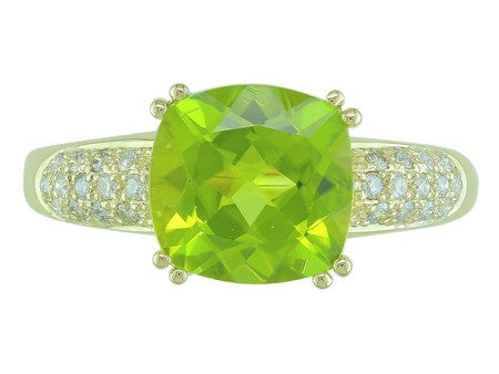 14KW London Blue Topaz Dia Dia-R14943