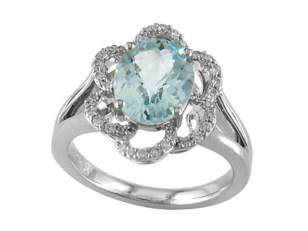 18KW Aquamarine-R18461