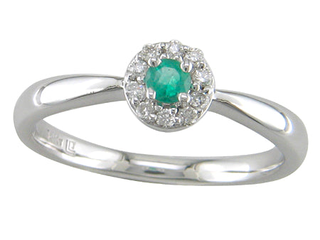 14KW Created Alexandrite Dia Dia-R19293