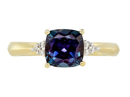 14KW London Blue Topaz Dia Dia-R20388