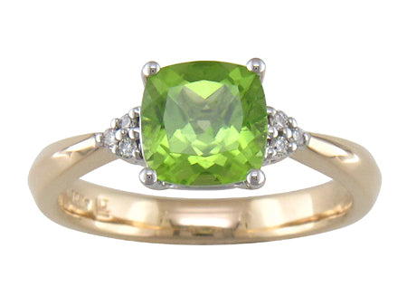 14KW London Blue Topaz Dia Dia-R20388