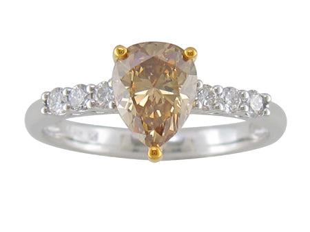 14KTT Natural Fancy Color Diamond-R21158
