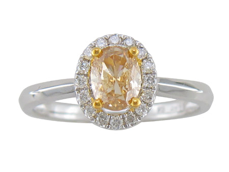 14KTT Natural Fancy Color Diamond-R24863