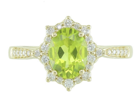 14KW London Blue Topaz Dia Dia-R28786