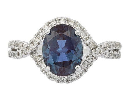 14KY Peridot Dia Dia-R34772