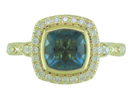 14KW Amethyst Dia Dia-R34779