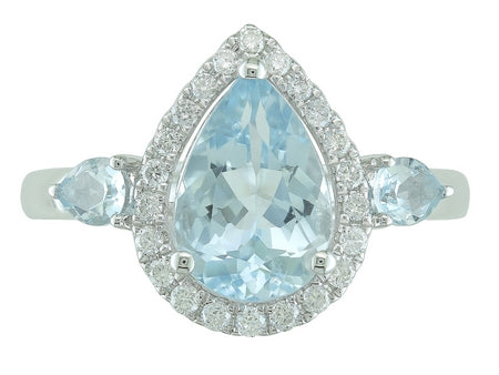 14KW Amethyst Rhodolite Garnet Dia-R34784