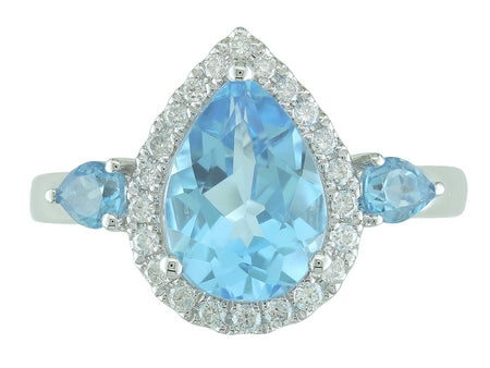 14KW Amethyst Rhodolite Garnet Dia-R34784