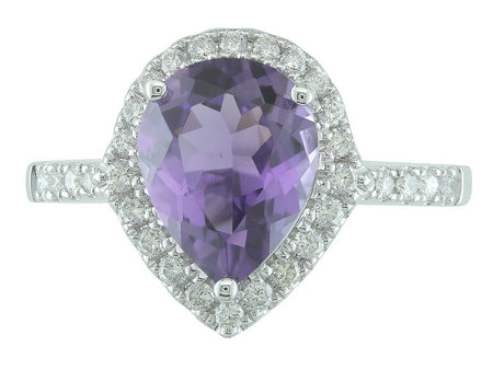 14KY Rhodolite Garnet Dia Dia-R34817