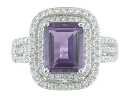 14KW Aquamarine Dia Dia-R34871