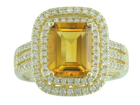 14KW Aquamarine Dia Dia-R34871