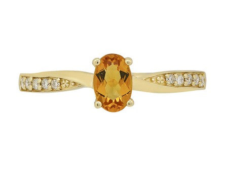 14KW White Topaz Dia Dia-R35345