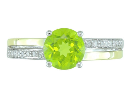 14KTT Citrine Dia Dia-R35353