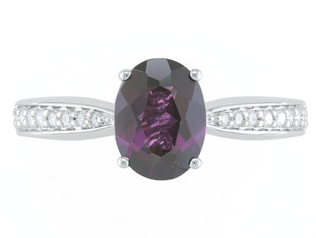 14KY London Blue Topaz Dia Dia-R35358