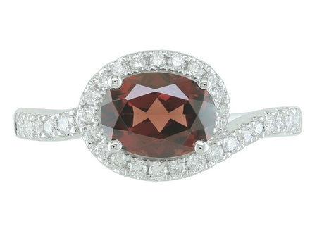 14KW Rhodolite Garnet Dia Dia-R35366