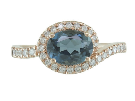 14KW Rhodolite Garnet Dia Dia-R35366