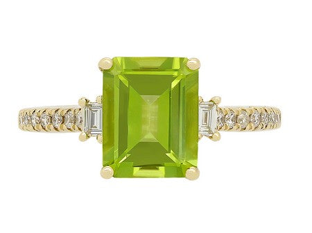 14KW London Blue Topaz Dia Dia-R35367