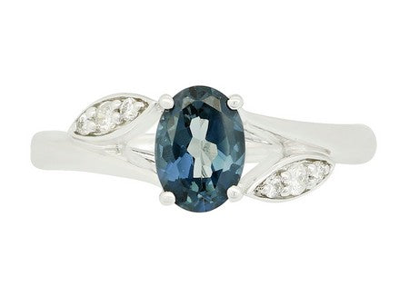 14KY Garnet Dia Dia-R35489