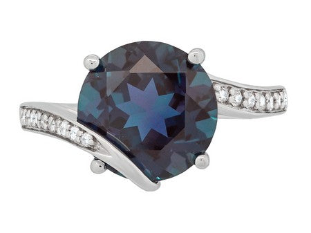 14KW Amethyst Dia Dia-R35837