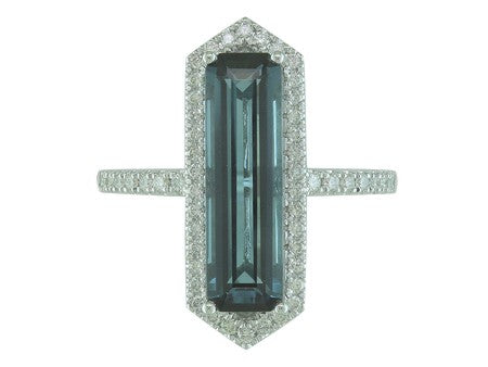 14KY B-Topaz Dia Dia-R35867