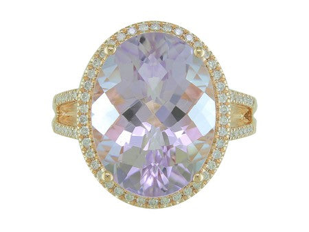 14KP Pink Amethyst Dia Dia-R36182