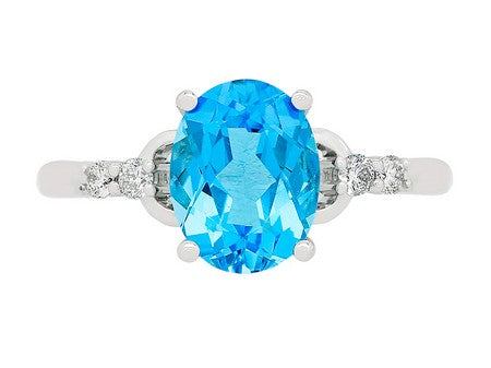 14KY Created Alexandrite Dia Dia-R36209