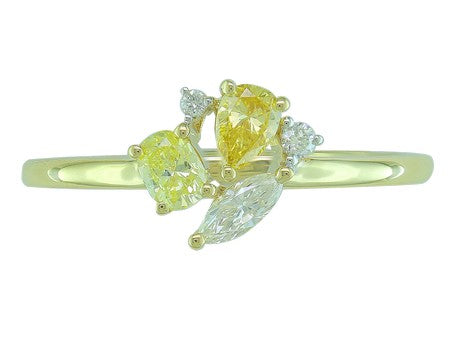 14KY+W Natural Fancy Color Diamond-R36368