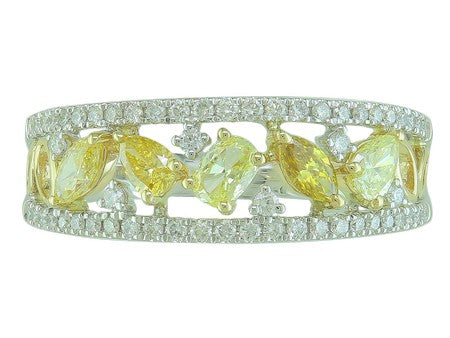 14KTT Natural Fancy Color Diamond-R36379