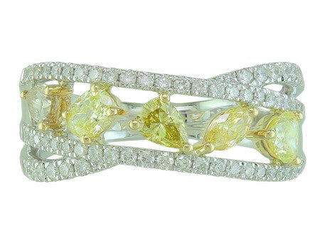 14KTT Natural Fancy Color Diamond-R36380