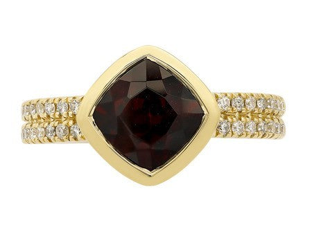 14KY Aquamarine Dia Dia-R36569