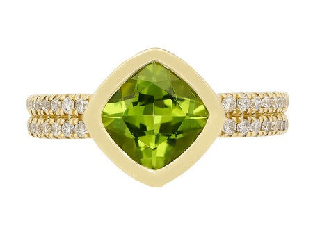 14KY Aquamarine Dia Dia-R36569