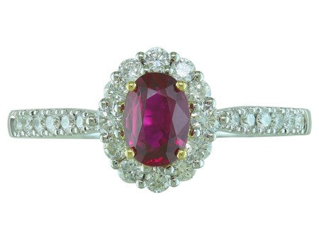 18KTT Ruby Dia Dia-R36913