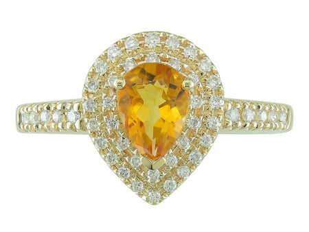 14KP Morganite Dia Dia-RA0555