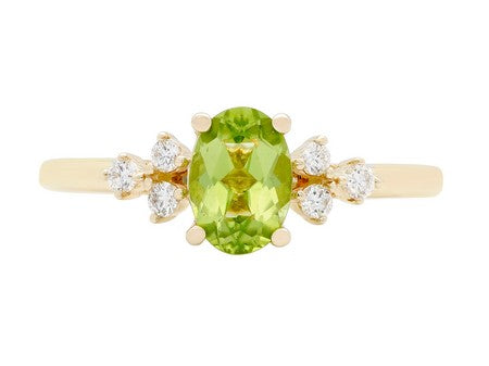 14KW Created Alexandrite Dia Dia-RA4563