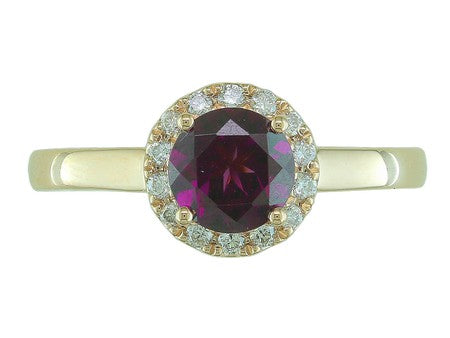 14KP Amethyst Dia Dia-RE0726