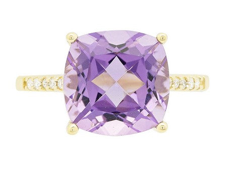 14KY Created Alexandrite Dia Dia-RE0837