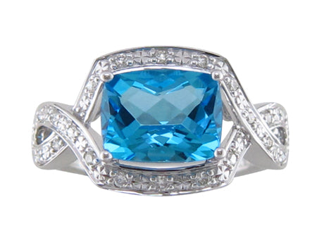 18KW B-Topaz Dia Dia-RE1181