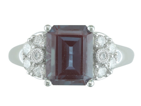 14KY Created Alexandrite Dia Dia-RE1391