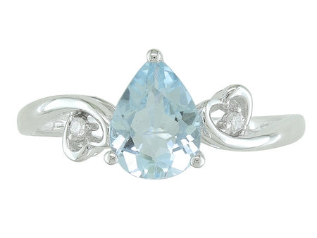 14KY London Blue Topaz Dia Dia-RE1399