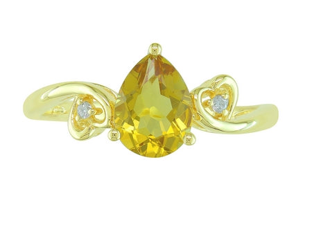 14KY London Blue Topaz Dia Dia-RE1399