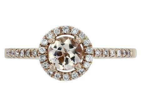 14KP Rhodolite Garnet Dia Dia-RE1663