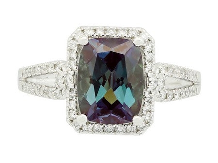 14KY London Blue Topaz Dia Dia-RE3055