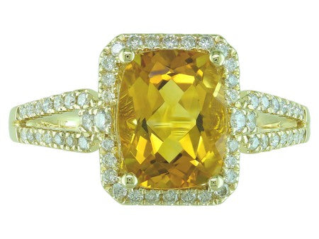 14KY London Blue Topaz Dia Dia-RE3055