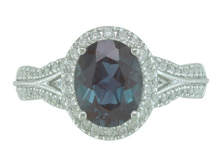 14KW London Blue Topaz Dia Dia-RE3227