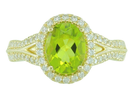 14KW London Blue Topaz Dia Dia-RE3227