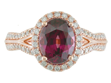 14KW London Blue Topaz Dia Dia-RE3227