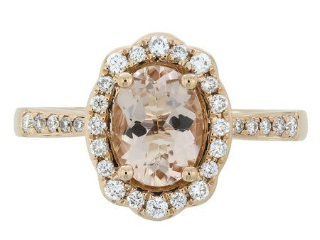 14KP Morganite Dia Dia-RE3231