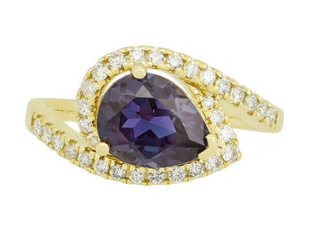 14KP Amethyst Dia Dia-RE3381