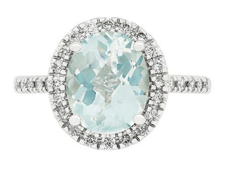 14KW Green Tourmaline Dia Dia-RE3888