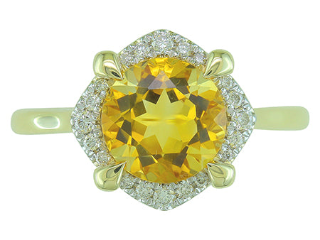 10KY+W Citrine Dia Dia-RE3893